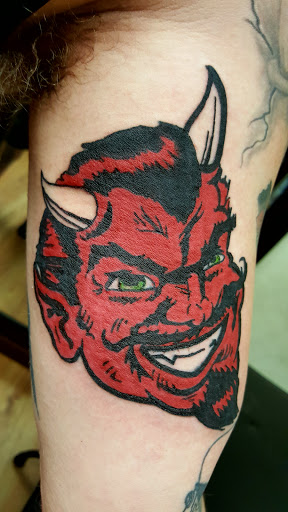 Explore wind tattoo ideas, creative tattoo ideas in Harrisburg, available at Rayzor Tattoos