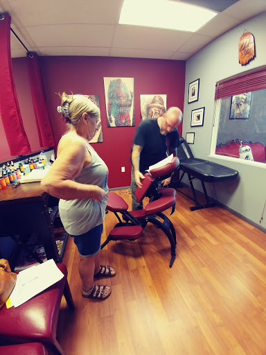 Explore saint tattoo ideas, creative tattoo ideas in Phoenix, available at Wookie Style Tattoos