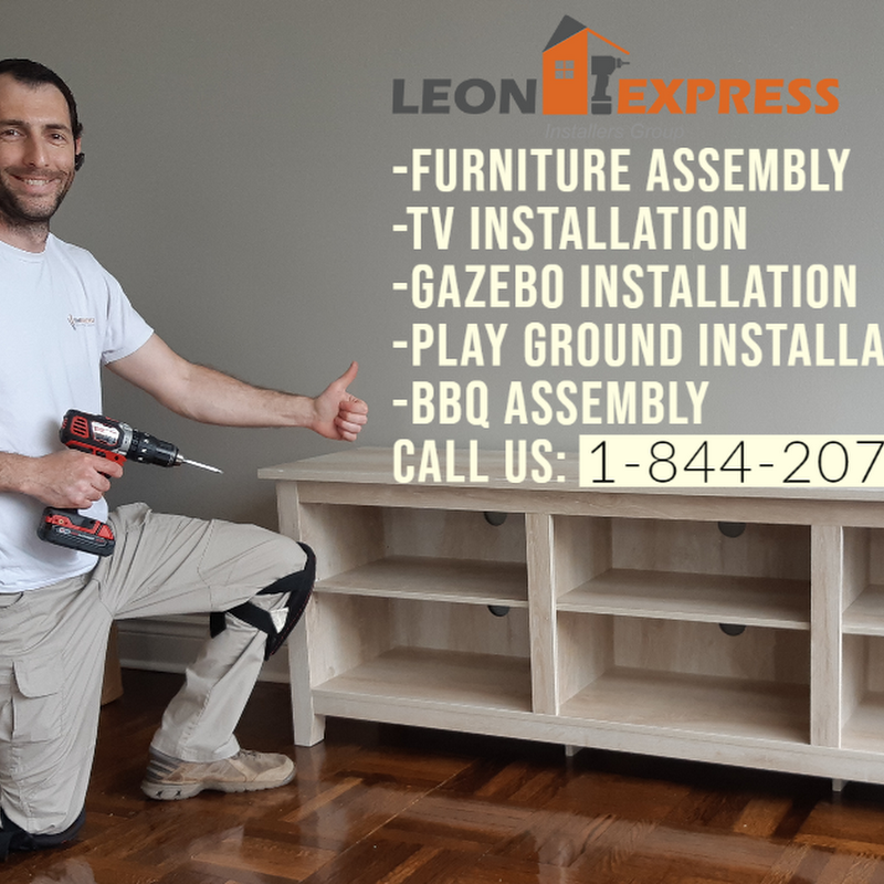 LeonExpress Furniture Assembly and TV wall mount installation