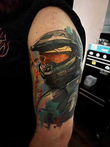 Explore father tattoo ideas for son, creative tattoo ideas in New Richmond, available at Inkjunki LLC