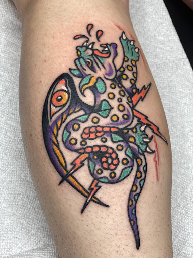 Explore filler ideas for sleeve tattoos, creative tattoo ideas in White River Junction, available at Standard Company Tattoo