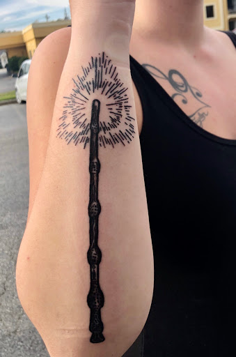 Explore god tattoo ideas for females, creative tattoo ideas in Milledgeville, available at Pair-O-Dice