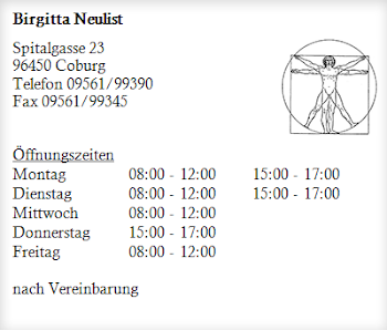 Birgitta Neulist Fachärztin für Frauenheilkunde und Geburtshilfe Spitalgasse 23, 96450 Coburg, Deutschland