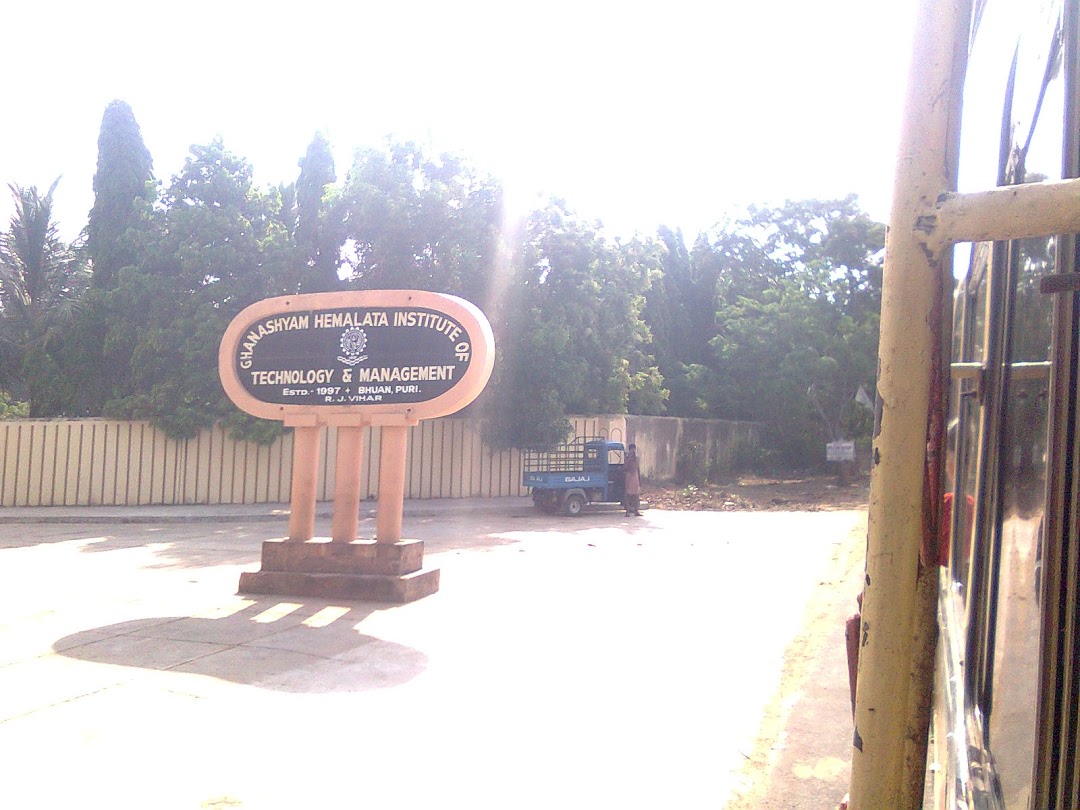 Ghanashyam Hemalata Institute of Technology