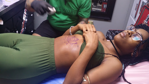 Explore st michael the archangel tattoos ideas, creative tattoo ideas in Fort Worth, available at Randy Adams Tattoo Studio