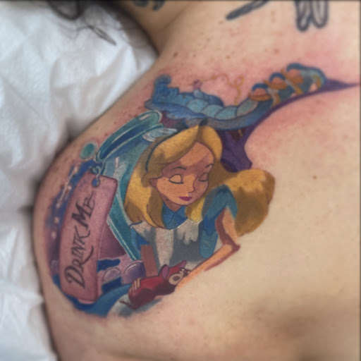 Explore bull riding tattoo ideas, creative tattoo ideas in Tehachapi, available at Briar Rose TATTOO