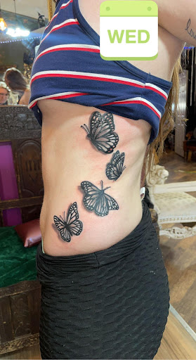 Explore calligraphy tattoo ideas, creative tattoo ideas in Morrisville, available at All The Things Tattoo Studio