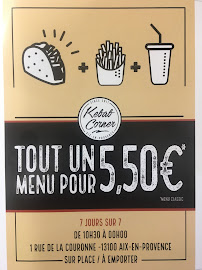 Aliment-réconfort du Restauration rapide Kebab Corner à Aix-en-Provence - n°16