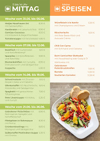 Menu / carte de Kanitz Cafe Bar - Gera à Gera