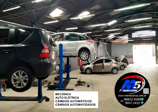Logo da empresa - M5 mecânica geral auto elétrica e câmbios automáticos