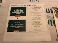 Restaurant Léon - Bonneuil à Bonneuil-sur-Marne (la carte)