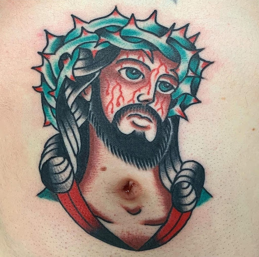 Explore full neck tattoos ideas, creative tattoo ideas in Plantsville, available at Phoenix Ink Tattoo