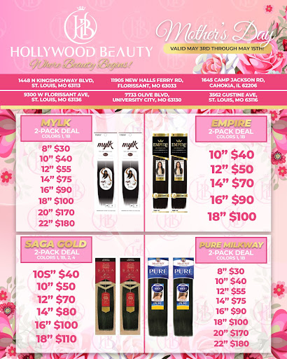 Beauty Supply Store «Hollywood Beauty Supply 4», reviews and photos, 7733 Olive Blvd, University City, MO 63130, USA