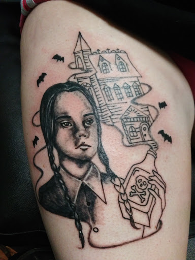 Explore jack the pumpkin king tattoo ideas, creative tattoo ideas in Akron, available at Knuckle Up Ink Tattoos