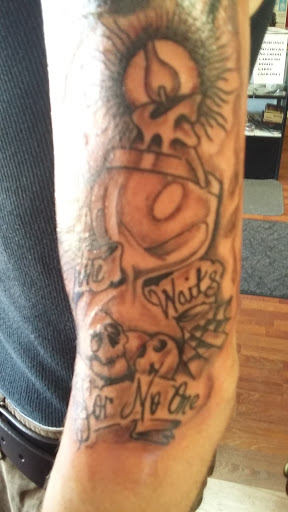 Explore car part tattoo ideas, creative tattoo ideas in Humboldt, available at Domos Ancient Art Tattoo Studio