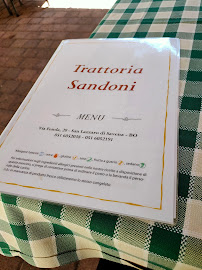 Restaurant Trattoria Sandoni à San Lazzaro di Savena - menu / carte