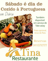 Menu / carte de Restaurante Atina à Várzea