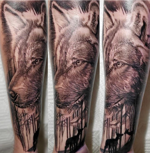 Explore dead space tattoo ideas, creative tattoo ideas in Bensalem, available at Philly Joe Tattoo Studio