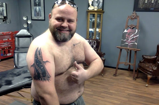 Explore dad son tattoo ideas, creative tattoo ideas in Clinton, available at Ritual Custom Tattoos