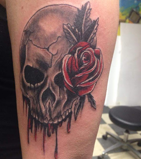 Explore dark skin male black skin tattoo ideas, creative tattoo ideas in Savannah, available at Tattoo Addictions