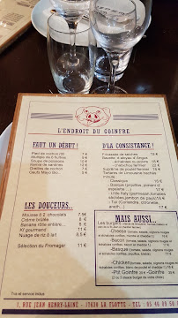 Restaurant L'Endroit Du Goinfre à La Flotte - menu / carte