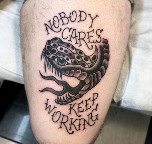 Explore power tattoo ideas, creative tattoo ideas in Brooklyn, available at Electric Anvil Tattoo & Piercing