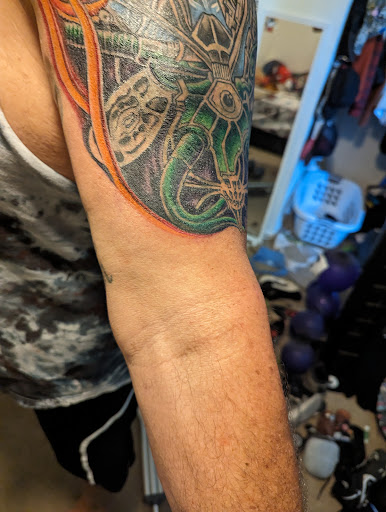 Explore native tattoo sleeve ideas, creative tattoo ideas in Redding, available at DEADLIFT TATTOO