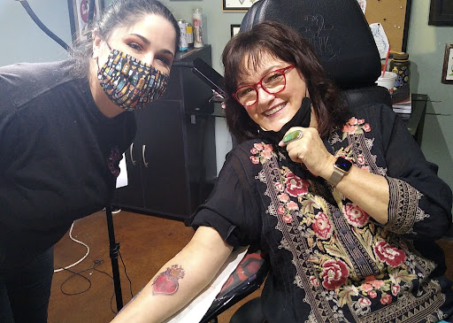 Explore ankle flower tattoo ideas, creative tattoo ideas in Albuquerque, available at Archetype Tattoo Studio