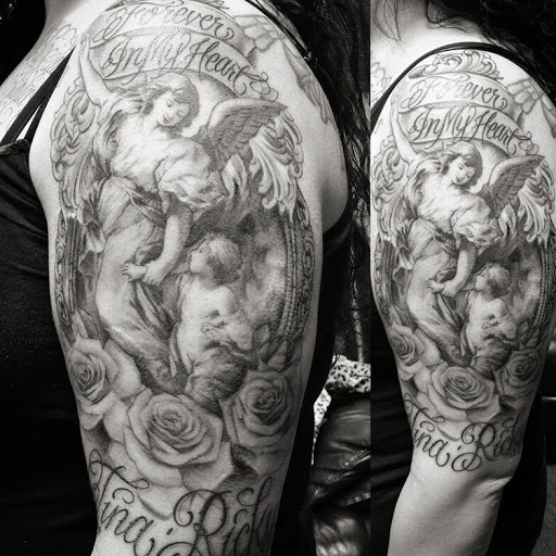 Explore long sleeve tattoo ideas, creative tattoo ideas in Oxnard, available at Downtown Tattoo & Body Piercing