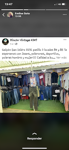 Opiniones de Rincón Vintage en Pedro Aguirre Cerda - Tienda de ropa