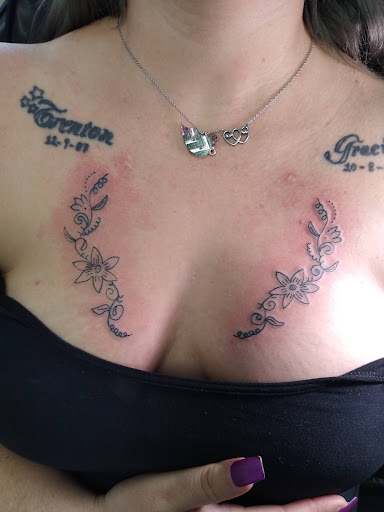 Explore tattoo ideas with son's name, creative tattoo ideas in Owosso, available at Twisted ink tattoo