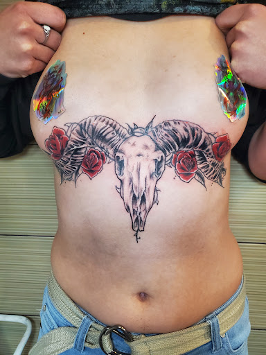 Explore honeysuckle tattoo ideas, creative tattoo ideas in Albuquerque, available at Relic Tattoo Co.