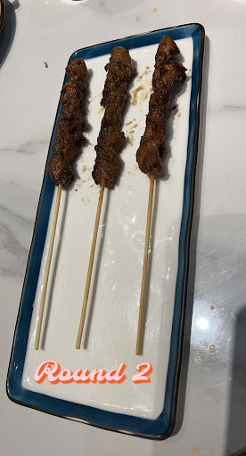 Lamb skewers
