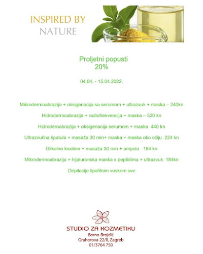 Recenzije STUDIO ZA KOZMETIKU u Zagreb - Kozmetički salon