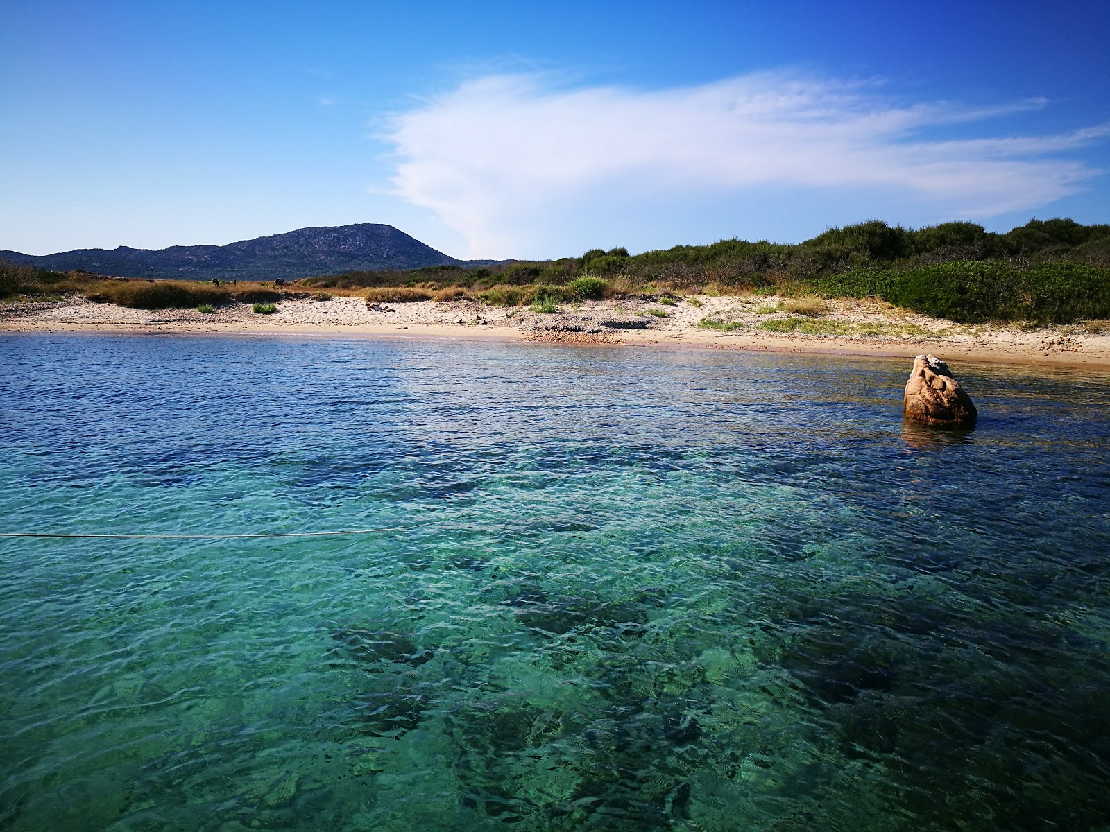 Foto af Spiaggia dell'Isola Piana med lige kyst