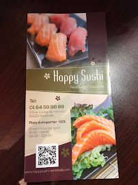 Happy Sushi à Avrainville carte