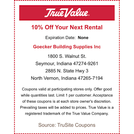 Home Improvement Store «Goecker Building Supplies Inc», reviews and photos, 1800 S Walnut St, Seymour, IN 47274, USA