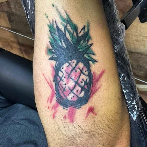 Explore night sky tattoo ideas, creative tattoo ideas in New Braunfels, available at To The Moon Tattoo Studio