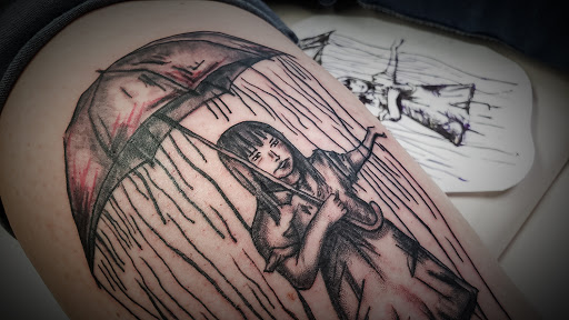 Explore good shoulder tattoo ideas, creative tattoo ideas in Minocqua, available at Whisky Rose Tattoo Parlor