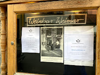 Bar Weinbar Weimar à Weimar - menu / carte