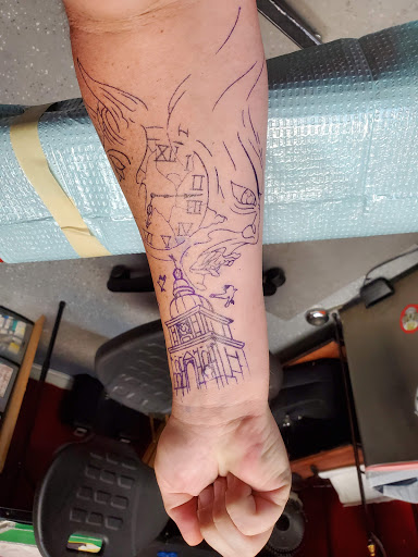 Explore tattoo ideas about music, creative tattoo ideas in League City, available at Zen Body Art & Adornment Tattoo Shop