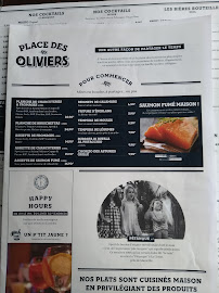 Place des Oliviers Hénin-Beaumont à Hénin-Beaumont menu