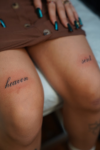 Explore daughter name tattoo ideas for mom, creative tattoo ideas in New York, available at In Due Time Tattoo
