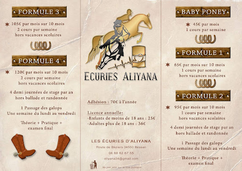 Les Écuries d'Aliyana à Bessan