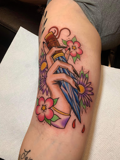 Explore full leg sleeve tattoo ideas, creative tattoo ideas in Melbourne, available at Bonnie n Clyde Tattoo Studio