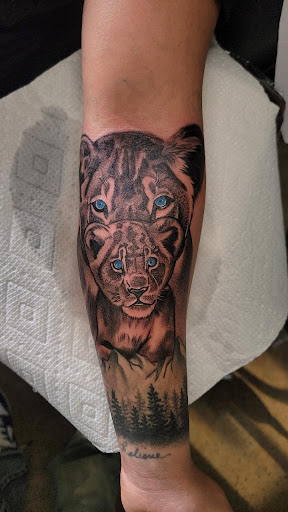 Explore side finger tattoo ideas, creative tattoo ideas in Wichita, available at PVI ICT TATTOO SHOP