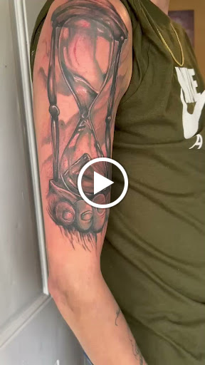 Explore emo tattoo ideas, creative tattoo ideas in Roanoke, available at RailYard INK