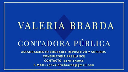 CPN Valeria Brarda Servicios contables