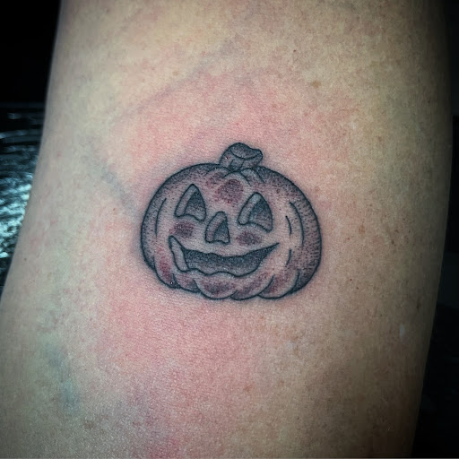 Explore dead dog tattoo ideas, creative tattoo ideas in Madera, available at Sea Wolf Tattoo