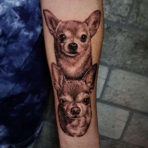 Explore his her matching tattoos ideas, creative tattoo ideas in Scottsdale, available at Fifth finger studio